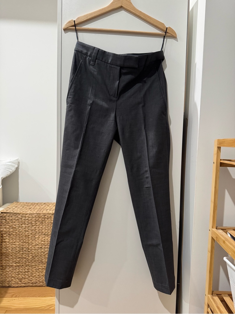 Brunello Cucinelli Gray Tailored Dress Pants - Picture 7 of 11